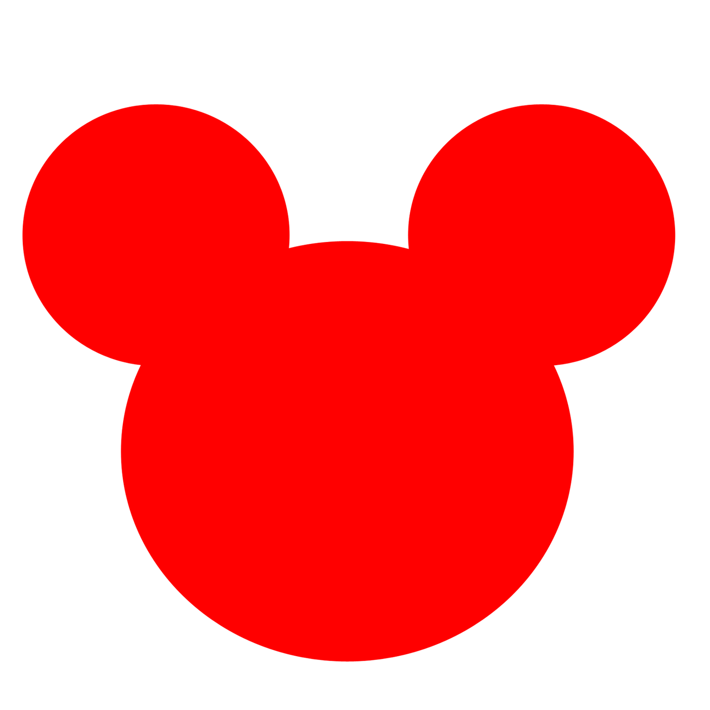 1400x1400 Mickey Mouse Head Clipart
