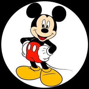 299x300 Mickey Face Clipart
