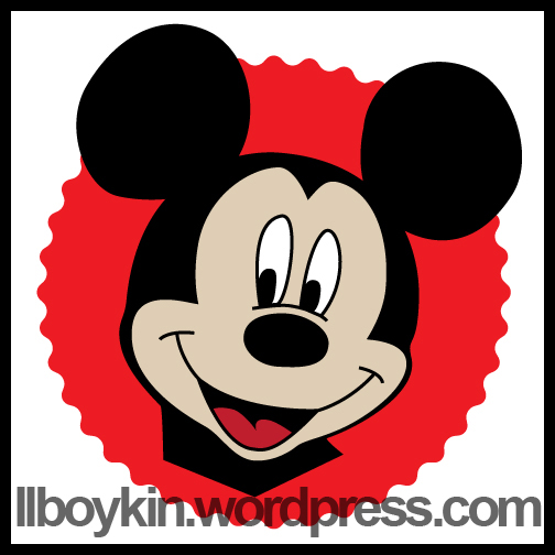 504x504 Mickey Mouse Face Vector