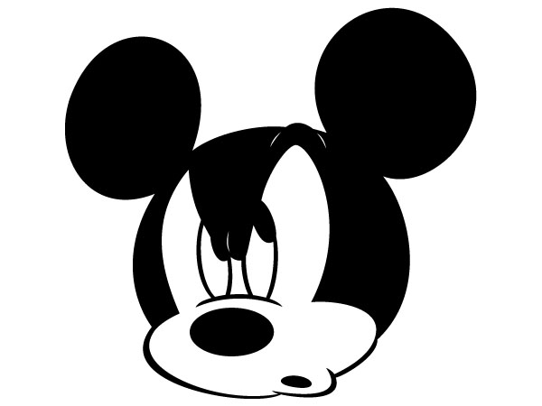 600x450 Mickey Mouse Face Clipart