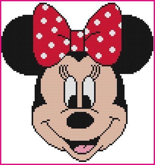 509x544 The Best Ponto Cruz Minnie Ideas Stitch Da