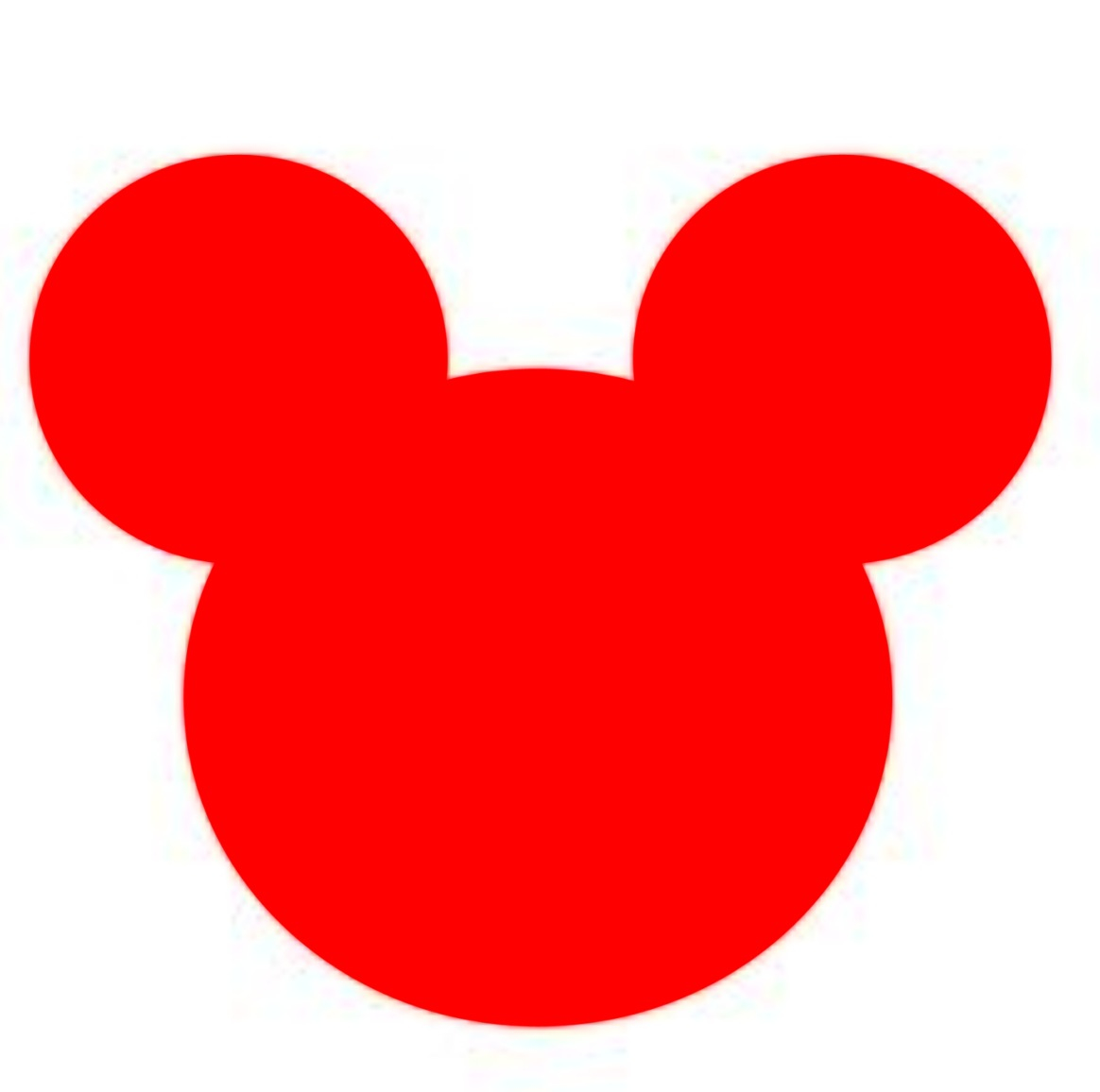 1164x1156 Mickey Mouse Head Silhouette Clipart