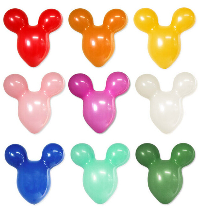 643x673 50pcslot 12 Inch Cartoon Minnie Head Shape Balloon Colorful