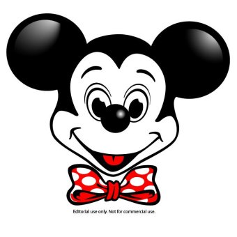 340x340 Mickey Mouse Silhouette Free Vector 123freevectors