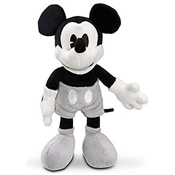350x350 Disney Mickey Mouse Black And White Collectible Plush