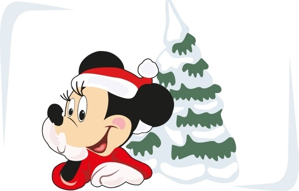 591x378 Christmas Free Vector Art And Mickey Mouse Free Vector