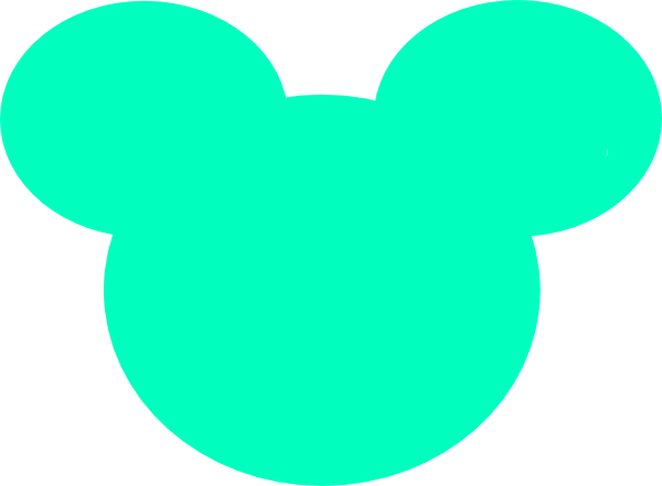 600x441 Mickey Mouse Outline Clip Art