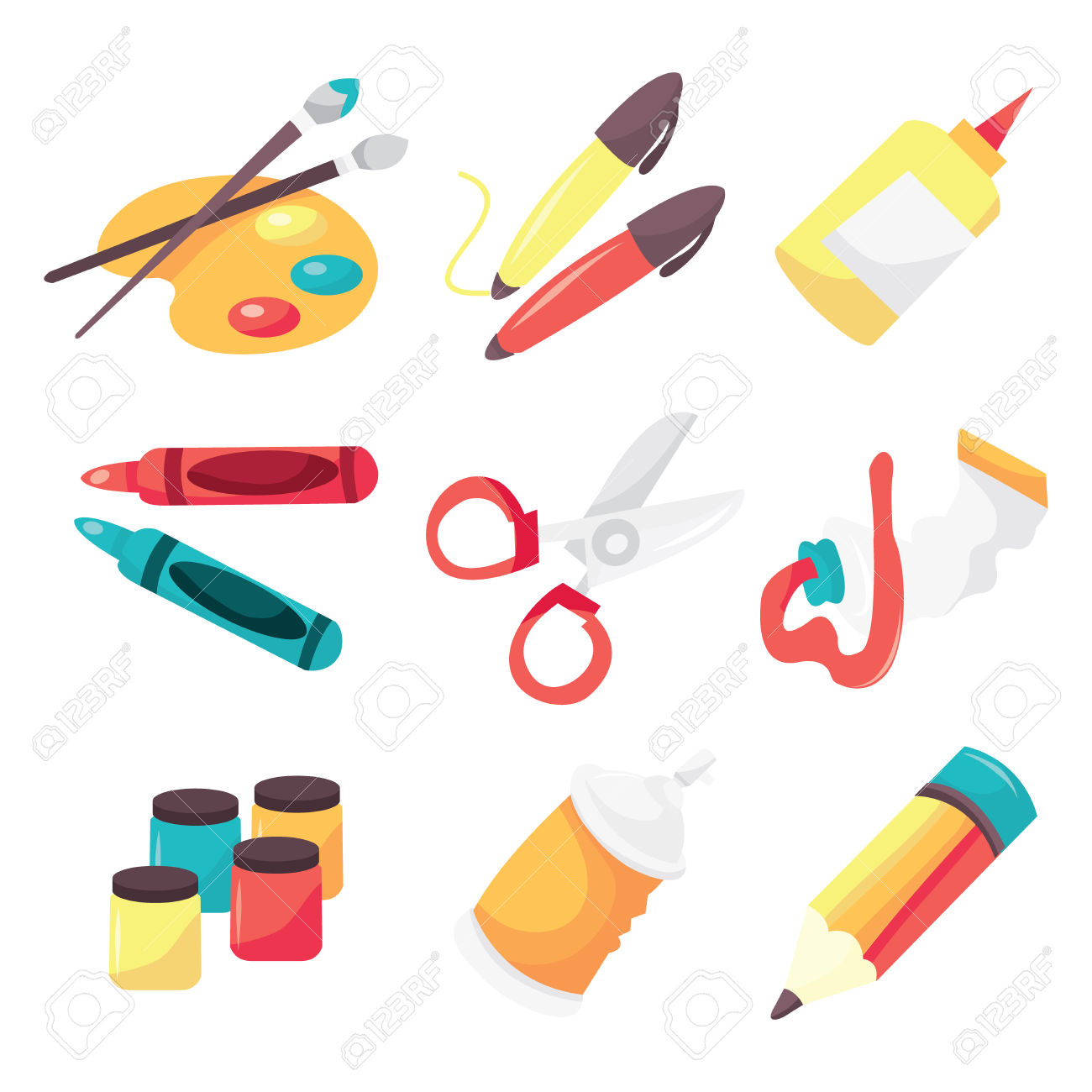 1300x1300 Crayon Clipart Tube