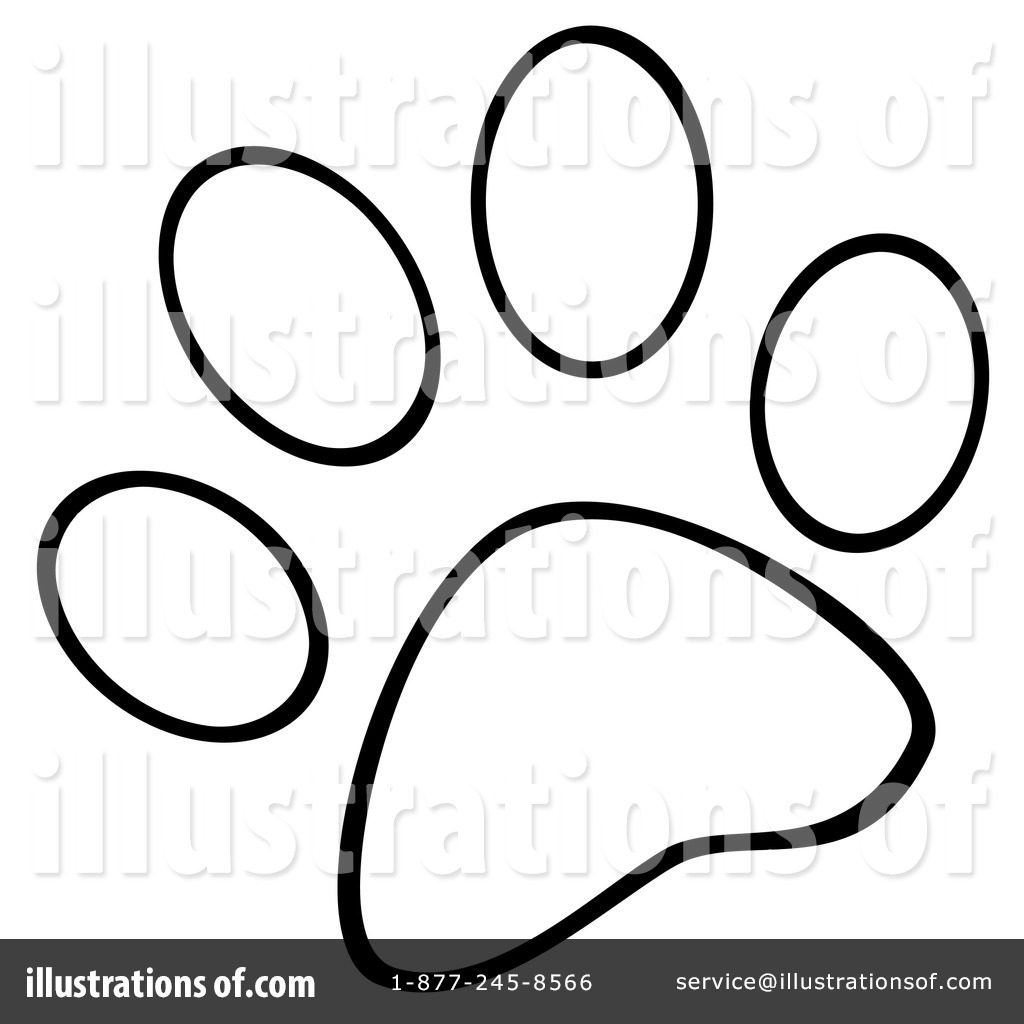 1024x1024 Lab Paw Print Clip Art
