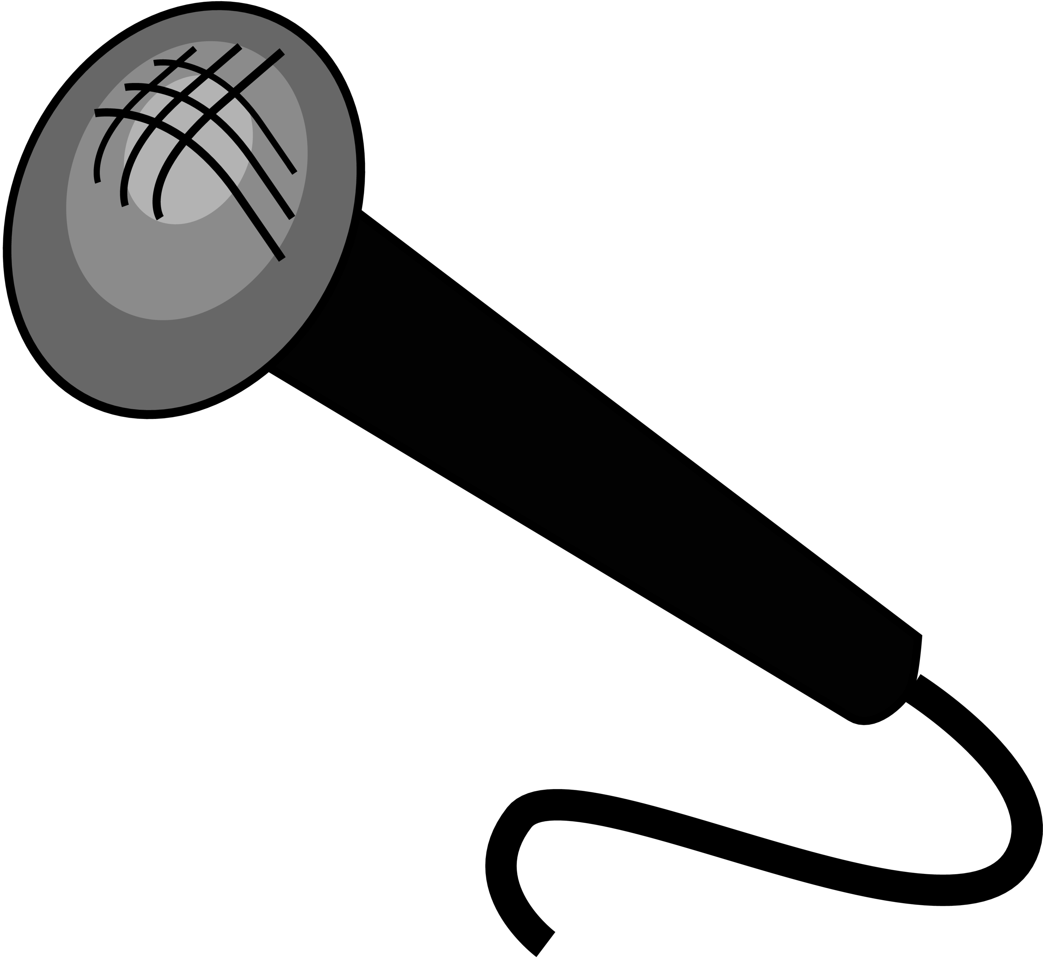 3355x3100 Clip Art Black And White Microphone Clip Art