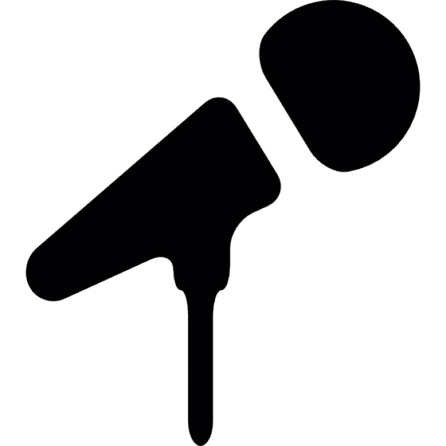 626x626 Microphone Black Shape Icons Free Download