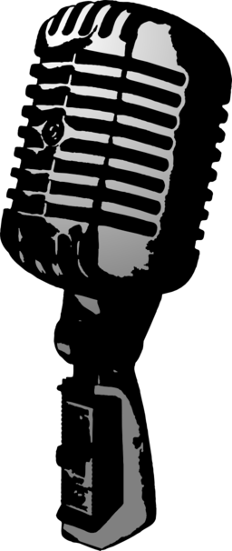 256x606 Clip Art Microphone Clipart Image