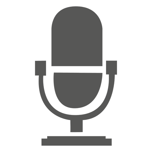 512x512 Flat Microphone Icon
