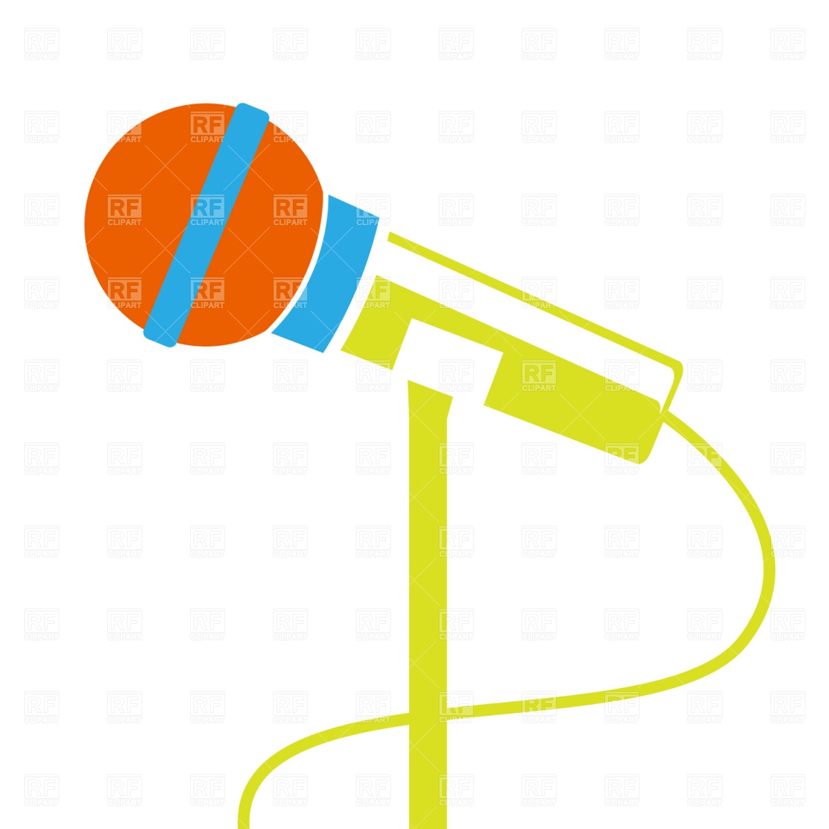1200x1200 Microphone Stand Clipart