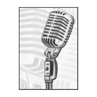 324x324 Microphone Art Amp Framed Artwork Zazzle