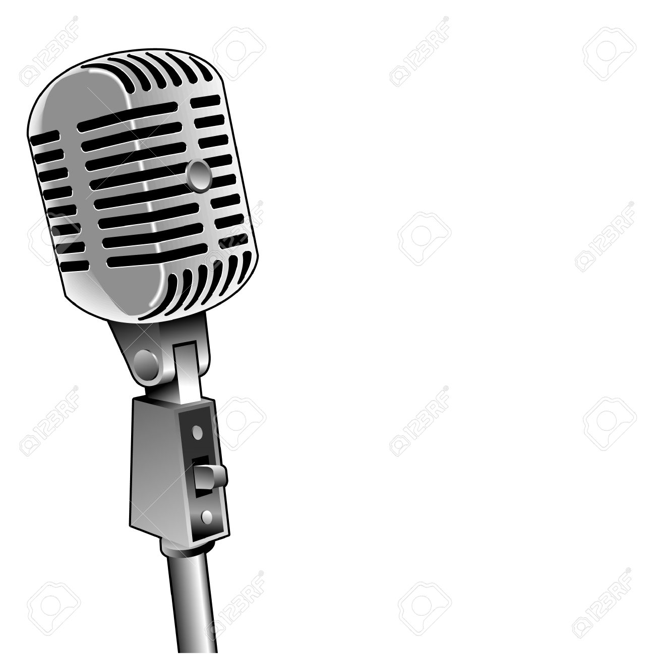 1295x1300 Microphone Clipart Old Time