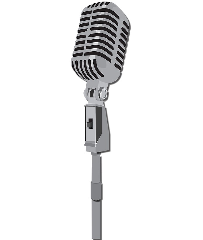 679x800 Old School Microphone Posters By Hannahwilliams0 Redbubble