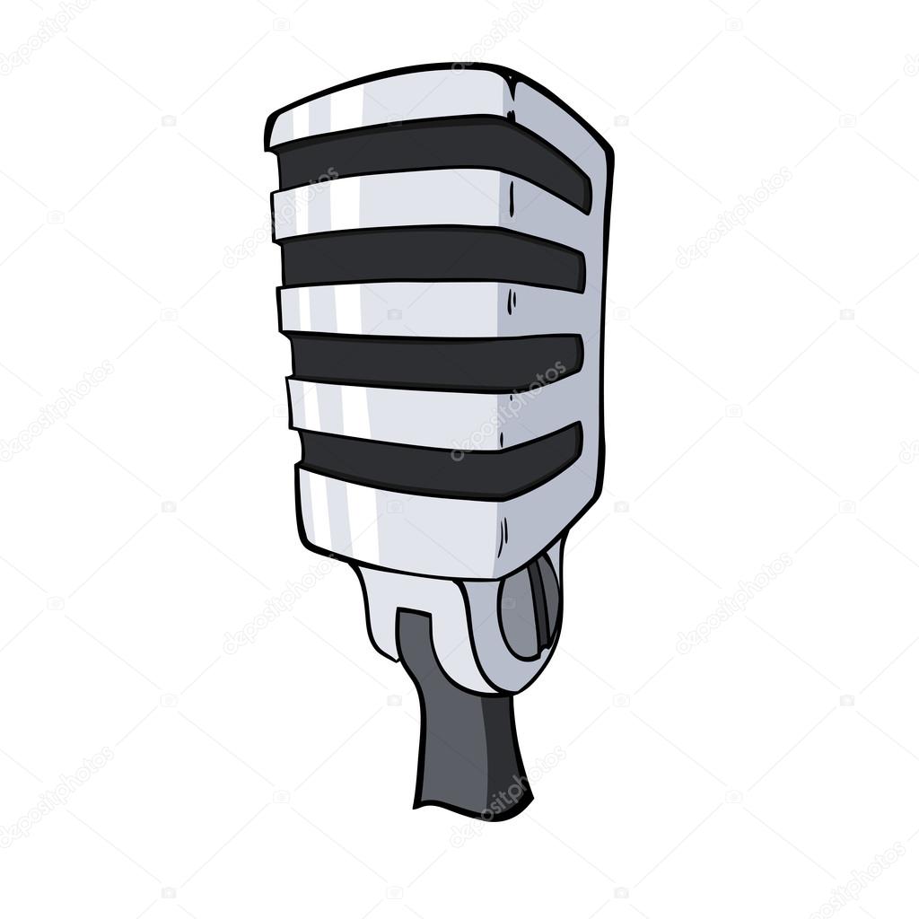 1024x1024 Old Microphone Stock Vector Kernelpanic