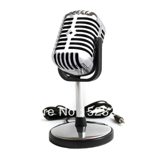 640x640 Retro Pc Laptop Microphone Classic Vocal Mic Studio Record Old