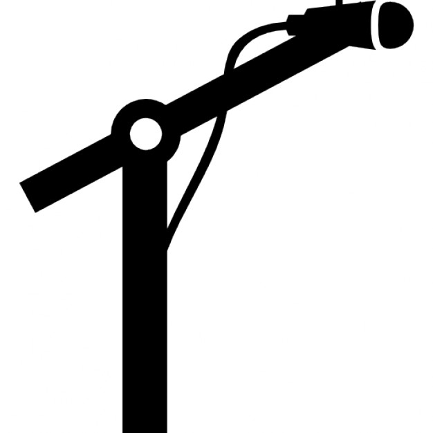 626x626 Microphone On A Mic Stand Icons Free Download