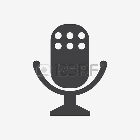 450x450 Microphone Vector Icon Isolated Royalty Free Cliparts, Vectors