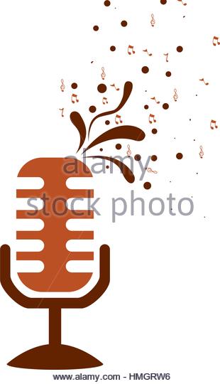 310x540 Music Notes Microphone Design Stock Photos Amp Music Notes