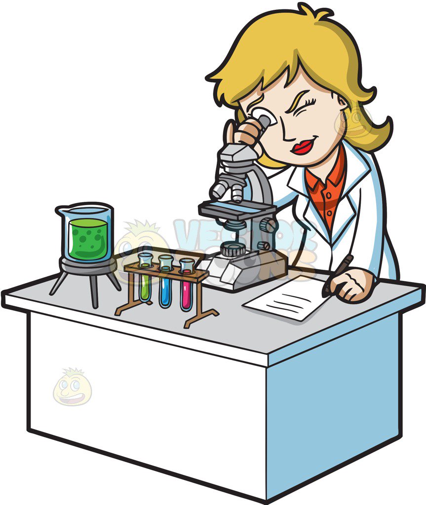 863x1024 A Female Scientist Looking