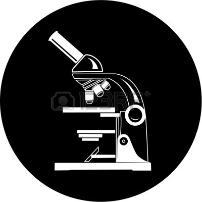 400x400 Light Microscopy Clipart Black And White
