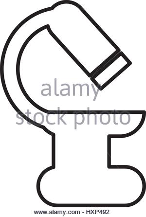 300x446 Microscope Lab Equipment Icon Vector Illustration Graphic Design