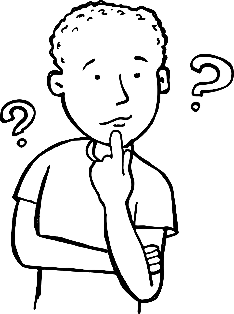 954x1280 Think Clipart Black And White Letters Format