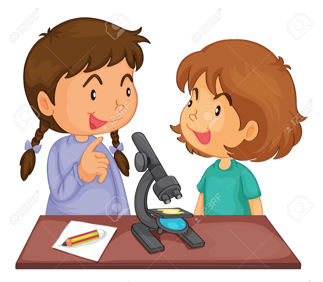 1300x1135 Clip Art Student With Microscope Cliparts