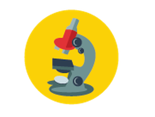 531x399 Microscope Science Icons Yellow And Blue Clipart The Arts Media