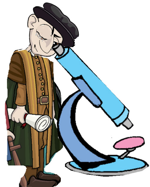 500x621 Man Looking Down Microscope Clipart Panda