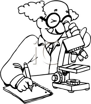 306x350 Cartoon Microscope Clipart