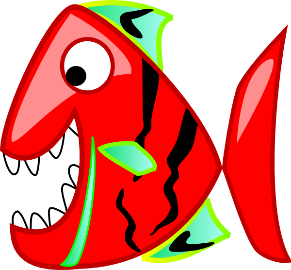 600x556 Red Fish Clip Art