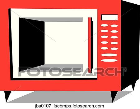 450x352 Stock Illustration Of Microwave Jba0107