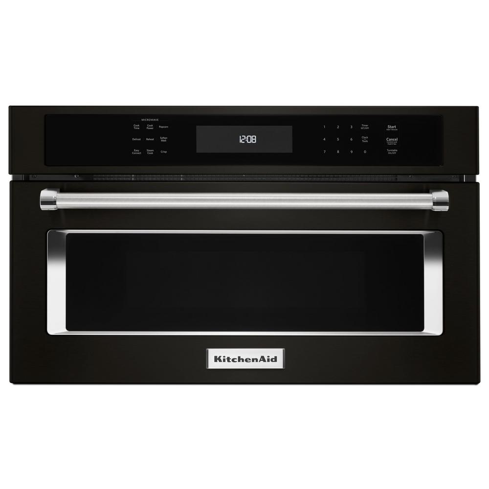 1000x1000 Kitchenaid 27 In. 1.4 Cu. Ft. Built In Microwave Oven In Black