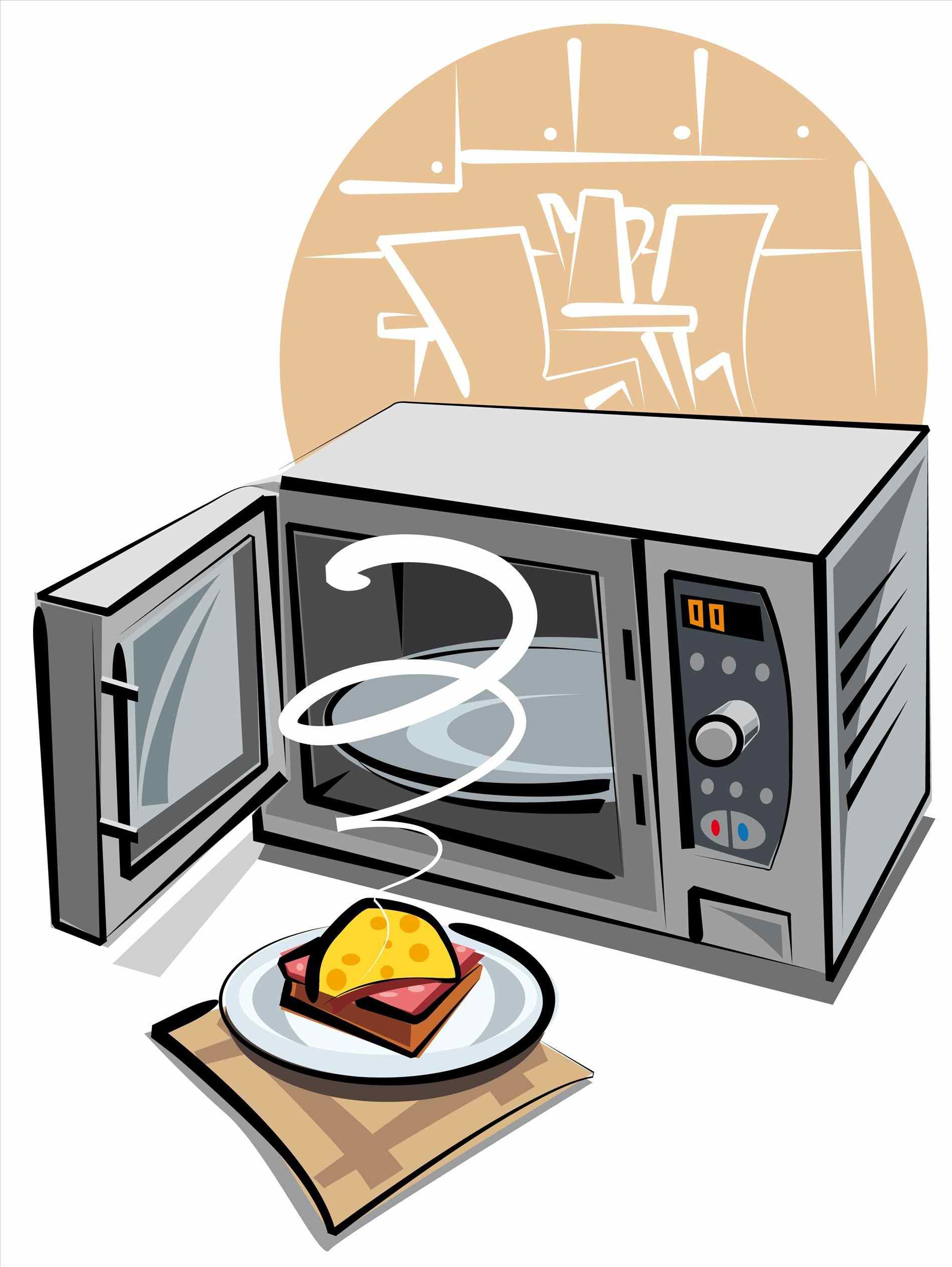 1899x2528 Dirty Microwave Clipart