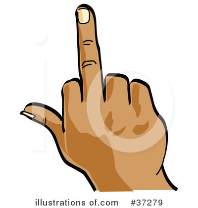 400x420 Middle Finger Clipart