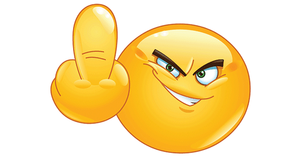 600x315 Middle Finger Smiley Symbols Amp Emoticons