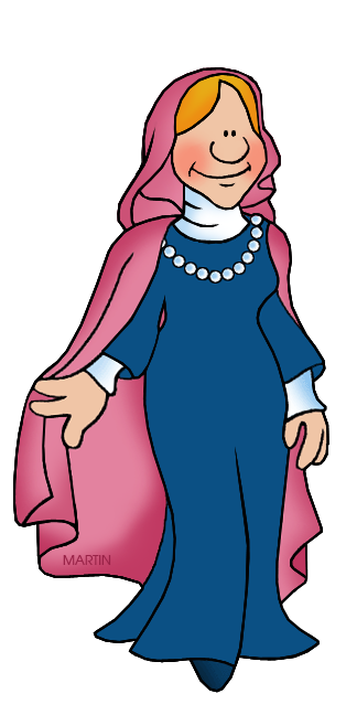314x648 World History Clip Art By Phillip Martin, Middle Ages Woman