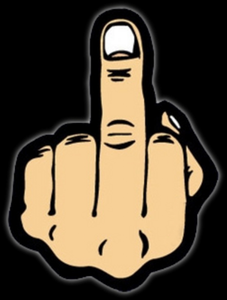 778x1024 Middle Finger Clip Art