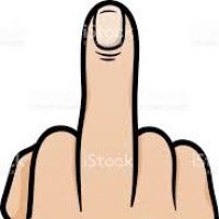 200x200 Middle Finger Clipart