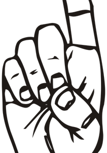 211x300 503 Middle Finger Clipart Free Public Domain Vectors