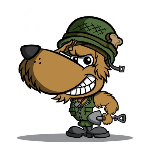 500x500 Military Clipart Animated