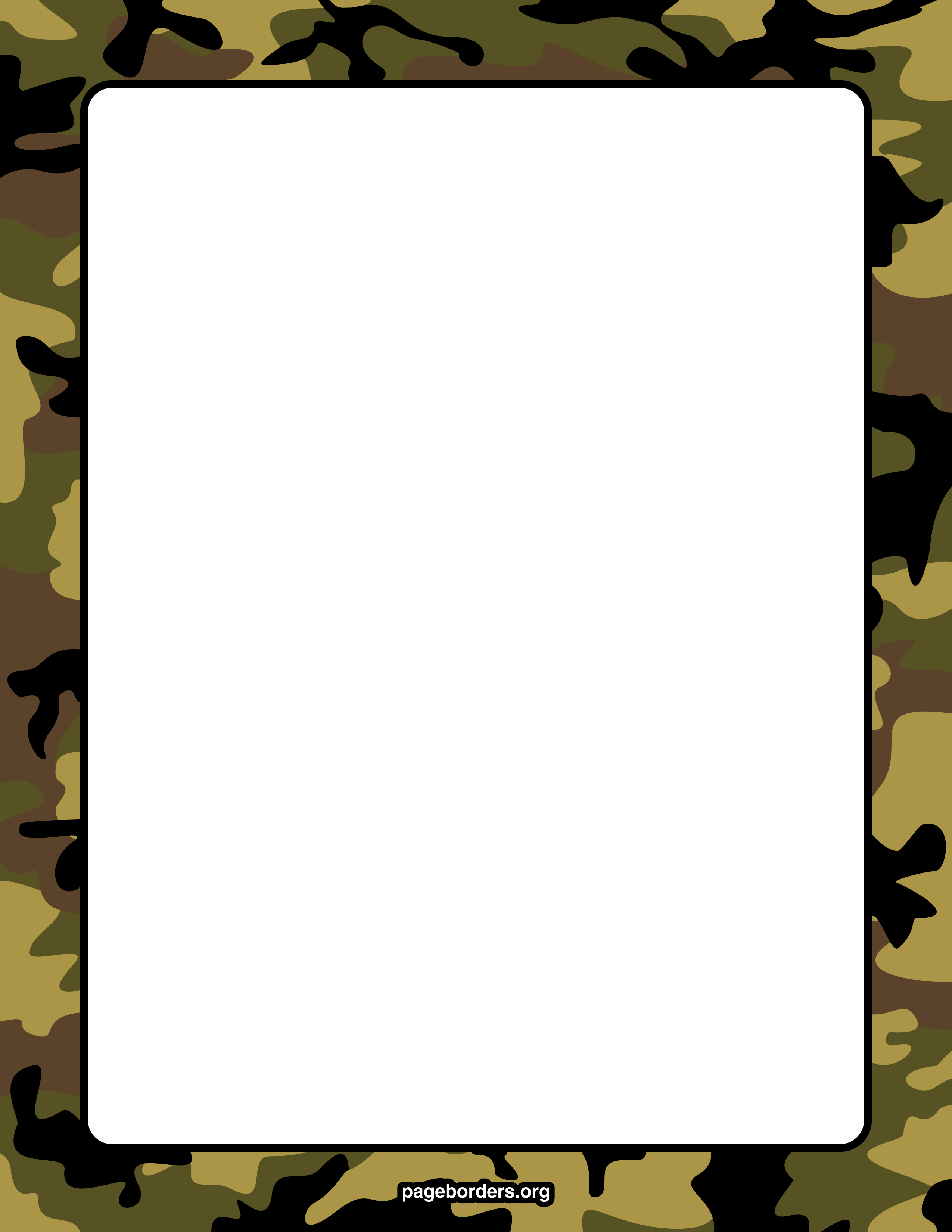 2550x3300 Military Camouflage Clipart
