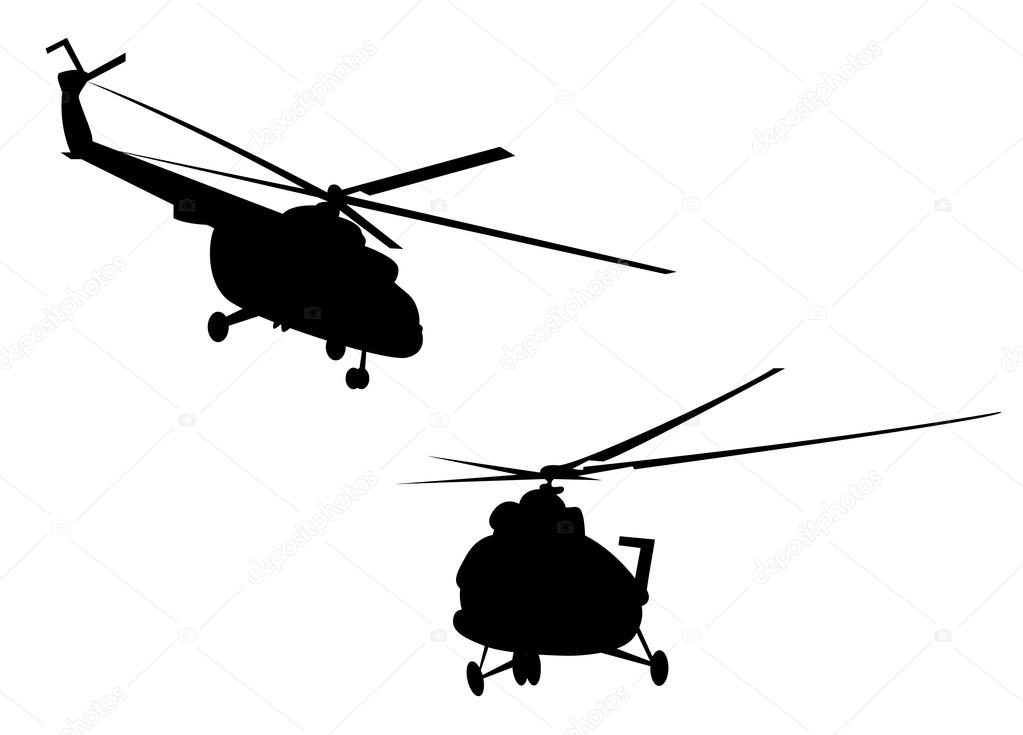 Military Helicopter Silhouette | Free download on ClipArtMag