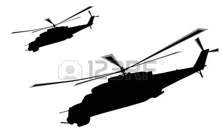 450x283 Russian Ka 50 Black Shark Hokum A Attack Helicopter Silhouette