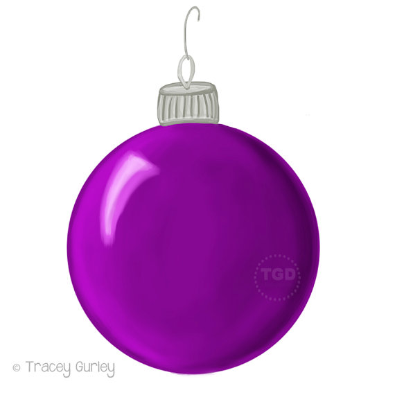 570x570 Purple Christmas Clipart