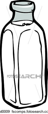 197x470 Stock Illustration Of Milk Bottle Bed0009